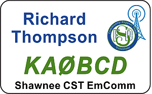 Shawnee CST Name Badge